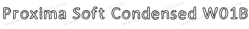 Proxima Soft Condensed W01BlkIt字体转换